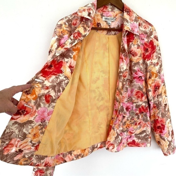 Coldwater Creek  jacket in a cotton blend, floral print - Picture 11 of 14